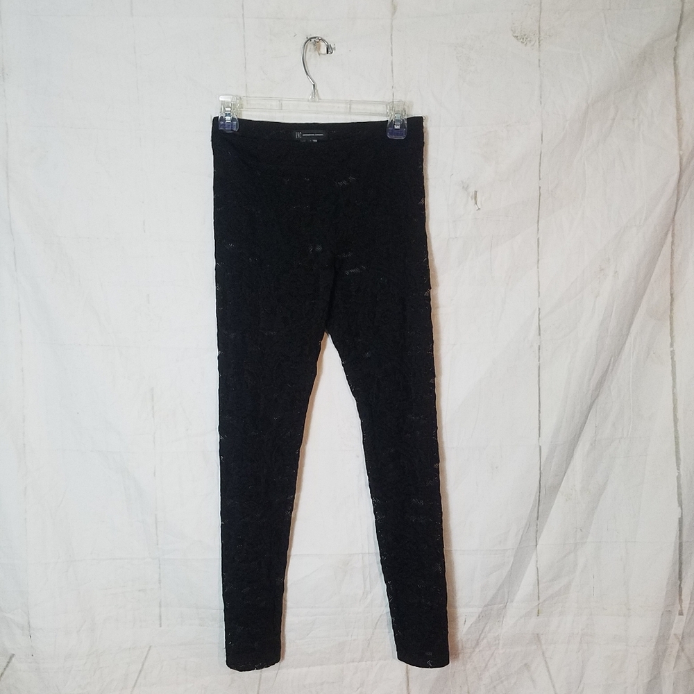 Inc International Concepts Black Lace leggings goth whismigoth cottagecore